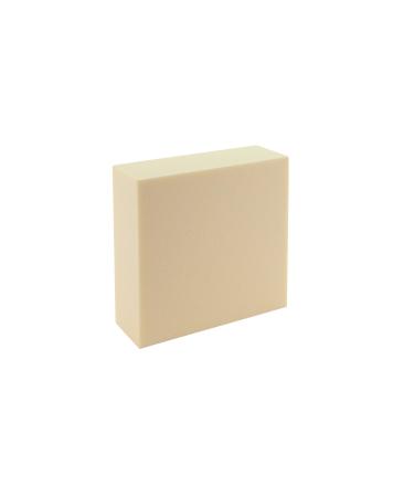 Sculpture Block - Polyurethane Foam Carving Block - 15x15x5cm Beige 15x15x5 cm 1 Pack