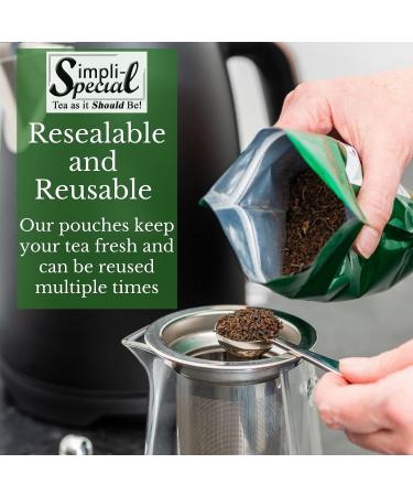 Simpli-Special Turkish Apple Caffeine-Free Loose Leaf Tea Fruit Infusion - 500g Resealable Pouch - Buy Online on SooperMarket.com