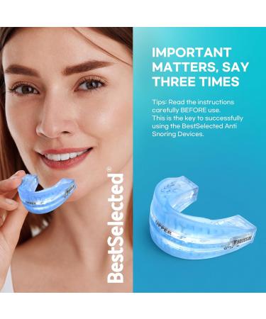 Anti Snoring Mouth Guard Device: Medium Anti Snoring Devices Ronflement Solution - Stop Snore Guard Mouthpiece Sleeping Mouth Stopper - Sleep Apnea Devices (Blue) - Buy Online on SooperMarket.com