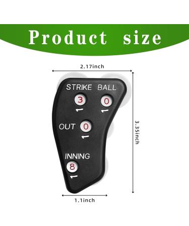 Watayo 4 Wheel Umpire Indicator - Baseball & Softball Umpire Counter Clicker (2pcs) - Buy Online on SooperMarket.com