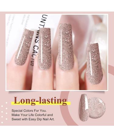 28g Acrylic Nail French Manicure Powder Set - White, Clear, Black, Nude | HJ-NAP016 (No.16) - Buy Online on SooperMarket.com