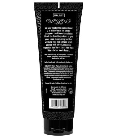 San Francisco Soap Company Man Bar 2 IN 1 Hair Wash - Midnight Amber | Luxurious Lather for Hair & Body - Buy Online on SooperMarket.com
