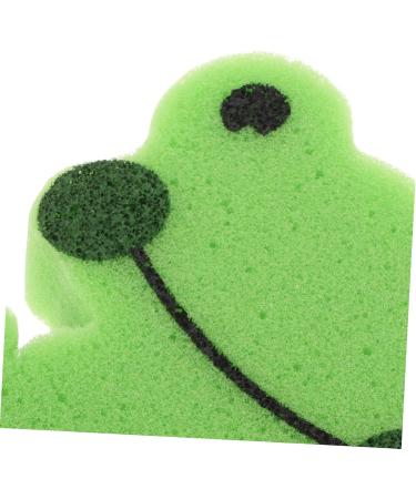 Buy Mikinona Children's Animal-Shaped Bath Sponge | Soft Green Shower Sponges for Kids | Perfect for Bathing & Fun - Buy Online on SooperMarket.com