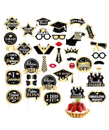 Graduation Cake Picks Grad Cap Cake Toppers Grad Cap Cupcake Picks Graduation Cap Diploma Cupcake Picks Graduation Cake Pick Decoration High School Neamou Black