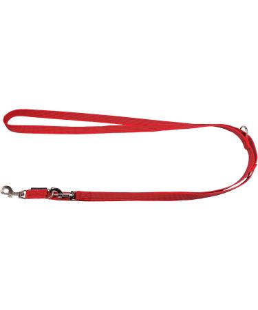 Red Linen Dog Leash for Medium & Large Dogs - Adjustable 2.40m Double-Layered Durable Design - Buy Online on SooperMarket.com