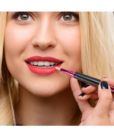 Retractable Lip Brush Concealer Makeup | Lipstick blending brush | Retractable lip brush | Precision lip brush | Lipstick applicator brush | Lip Brush For Lipstick | Gold Retractable Lip Makeup Brush - Buy Online on SooperMarket.com