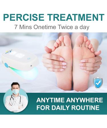 Blue Light Nail Fungus Laser Treatment Device with Timer for Home Use - Touch Screen Nail Repair - Buy Online on SooperMarket.com