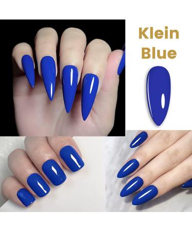 YTD Likomey Reflective Glitter Gel Nail Polish Set - Sapphire Blue & Pure Klein Blue Fashion Colors - Gold Combo Kit - Super Sparkly Diamond Disco DJ UV Top Coat - 2 Pcs (7.5ml each) - Buy Online on SooperMarket.com