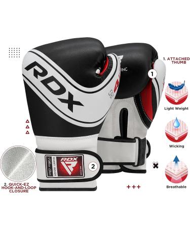 RDX Children Boxing Gloves 6oz & 4oz - Junior Training Muay Thai Sparring MMA Kickboxing - Maya Hide Leather Ventilated Palm - Durable Lightweight Perfect for Kids - Buy Online on SooperMarket.com