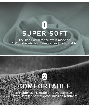 Aroma Season Cordless Heated Eye Mask - Washable & Portable Electric Warm Compress for Dry Eyes, Stye, Blepharitis - Gray - Buy Online on SooperMarket.com