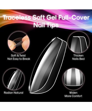 Wide Short Coffin Nail Tips 240PCS Professional Gel Tips for Easy DIY Nail Extensions | Perfect for Short Small Wide Nail Beds - Buy Online on SooperMarket.com