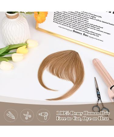 REECHO 100% Human Hair Clip in Bangs - Air Bangs Medium Brown - Buy Online on SooperMarket.com