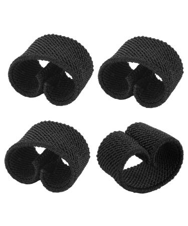Elastic belt holder for service belts 4 pieces of backpack belt holder belt remain grinding tactical belt holder holder band for 1.5 "wide belt/strap black