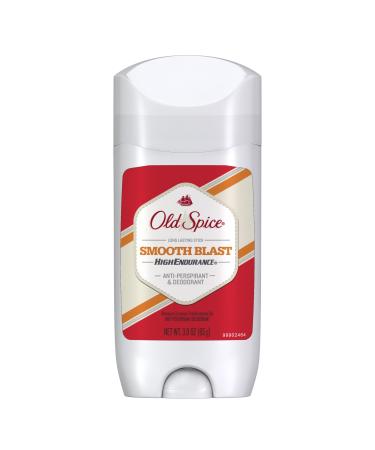 Old Spice High Endurance Invisible Solid Smooth Blast Scent Anti-Perspirant & Deodorant 3-Ounces (Pack of 6)