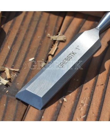 GREBSTK 4 Piece Wood Chisel Set Sturdy CR-V Steel Chisel Beech Handle Woodworking Tools with Oxford Bag 2chisel - Buy Online on SooperMarket.com
