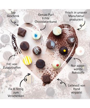 Hallinger's Handmade Pralines - Alcohol-Free Cocoa Chocolate Gift Can | Perfect Mother's Day & Father's Day Ideas | 150g Gourmet Chocolates - Buy Online on SooperMarket.com