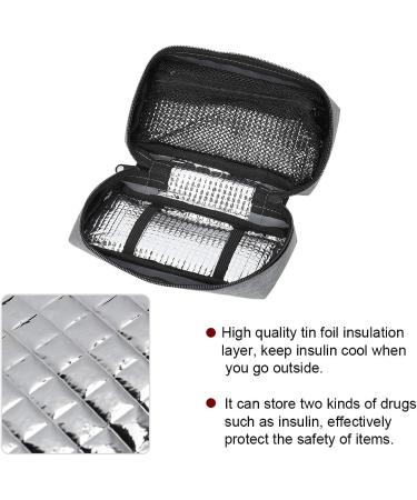 Insulin Protector Bag for Diabetes Syringes and Drugs - Grey - Buy Online on SooperMarket.com