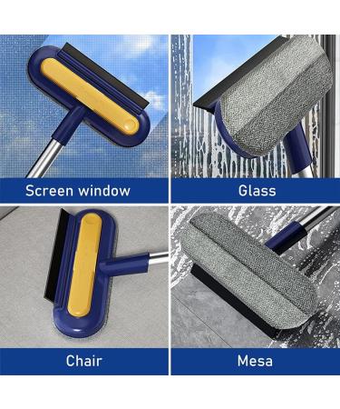 Wosieue 3 in 1 Window Screen Cleaner Window Cleaning Brush Window Cleaning Tool Glass Window Mesh Screen Cleaner - Buy Online on SooperMarket.com