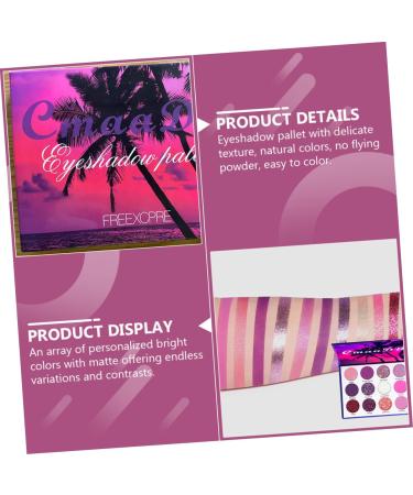 WOONEKY 1 Box Eyeshadow Palette Woman Eyeshadow Pallet Eye Shadow Plate Makeup Supplies Plastic - Buy Online on SooperMarket.com