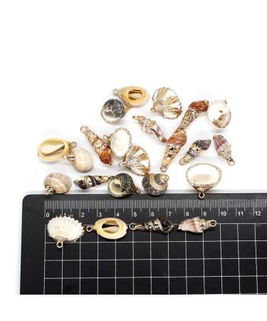 EXCEART 13pcs Dreadlock Accessories: Shell Headpiece, Braid Rings, Hair Clips - Ocean Conch Seashell Charms for DIY Jewelry Making - Buy Online on SooperMarket.com