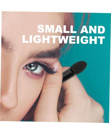 PLAFOPE 100pcs Mini Eyeshadow Swab Concealer Brush Eye Makeup Makeup Wand Lip Balm Plastic Black - Buy Online on SooperMarket.com