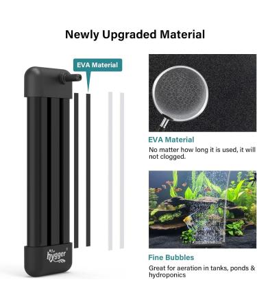 Buy Hygger Aquarium Air Stones - Quiet Oxygen Diffuser Set for Air Pump Ideal for Aquariums & Hydroponics - Buy Online on SooperMarket.com