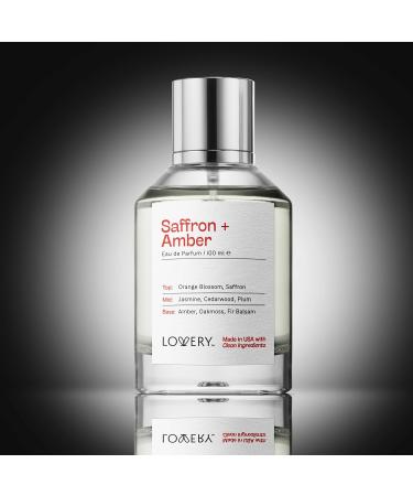 Saffron Amber Perfume for Women & Men Inspired by B.accarat Rouge 540 Long Lasting Womens Perfumes Clean Natural Fragrance EDP Spray 100ml Perfumes for Women Birthday Gifts for Mom Made in USA Clean Saffron Amber - Buy Online on SooperMarket.com