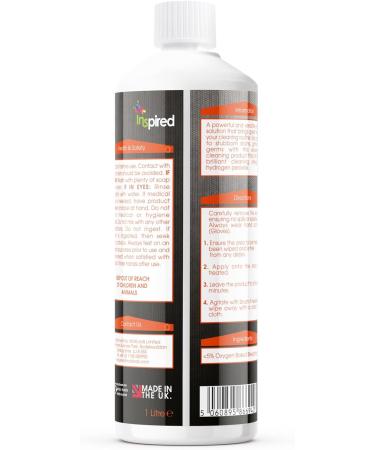 Inspired - Hydrogen Peroxide 3% 1 Litre - 10 Vols Lemon 1 l (Pack of 1) - Buy Online on SooperMarket.com