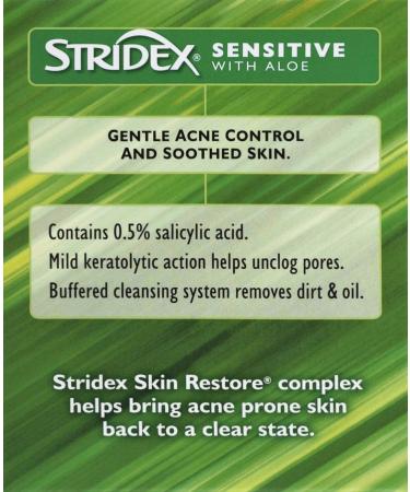 Stridex Sensitive Acne Pads - 90-Count (Pack of 3) - Buy Online on SooperMarket.com
