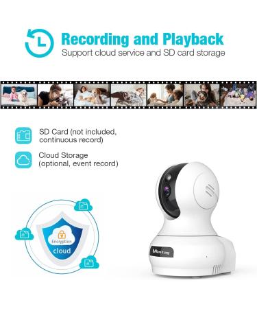 Vimtag Pet Camera - 1080P Night Vision, Two Way Talk, Alexa Compatible - Buy Online on SooperMarket.com