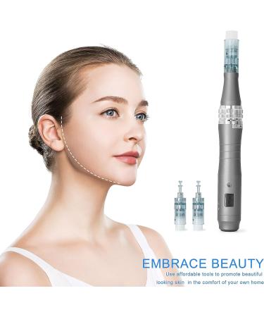 Dr Pen Ultima M8 - Professional Microneedling Derma Pen for Home Use | 2Pcs 16Pins Cartridge | Dermapen Micro Needling Kit - Buy Online on SooperMarket.com