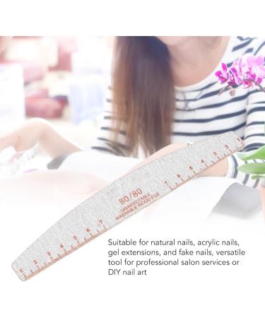 80/80 Grit Nail Files Nail File for Manicure Effective Reusable 50 Pieces Washable for Acrylic Nails Gel Nail Extension False Nails - Buy Online on SooperMarket.com