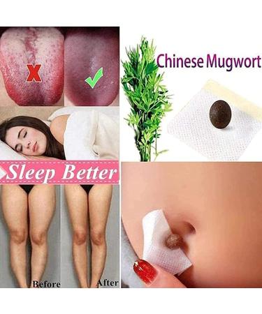Mugwort Belly Button Patch (60PCS) - Natural Plant for Men and Women - White - Buy Online on SooperMarket.com