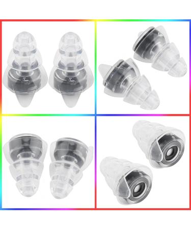 Noise Reduction Earplugs Hearing Protection Earplugs High Fidelity 27db Anti-Noise Earplugs Concert Drummer Party Wind Noise Reduction for Shooting Range Ear Plugs for Sleeping Black - Buy Online on SooperMarket.com