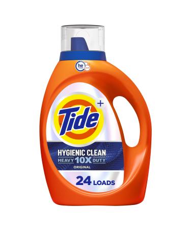 Tide Liquid Laundry Detergent Hygienic Clean Heavy Duty Original Scent 21 Loads 34 fl oz