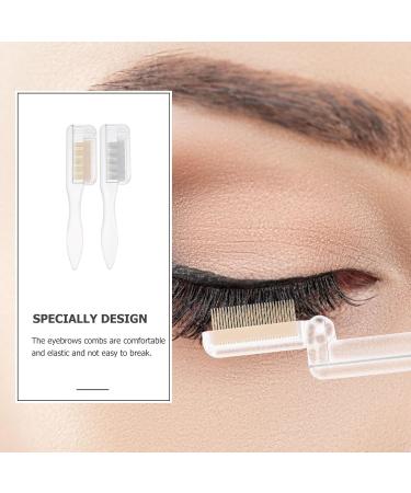 Buy Eyebrow Shaping Brush Set - 2pcs Foldable Eyebrow Comb & Eyelash Mascara Beauty Tools for Flawless Makeup | International Shipping Available - Buy Online on SooperMarket.com