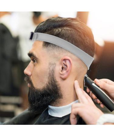 puzzlegame Neckline Templates for Shaving Hair Trimming Tool - Adjustable Curved Silicone Haircut Bands for Hair Salons and Home Gray - Buy Online on SooperMarket.com