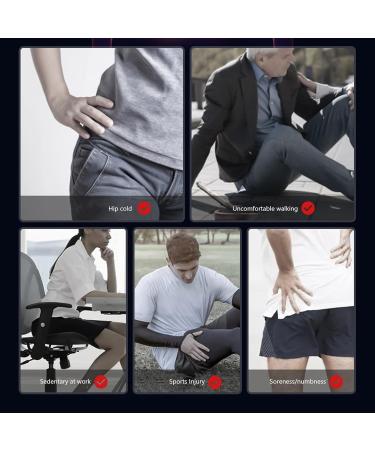 Shop Hip Bandage with Hot & Cold Packs | 5V Sciatic Support & Heated Compression for Pain Relief - Buy Online on SooperMarket.com