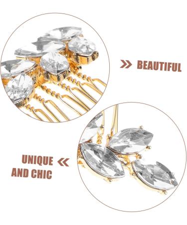 FOYTOKI Fashionable Diamond Hair Accessories Hair Combs for Women Decorative Hair Combs Hair Comb Clips Girl Headpiece Hair Accessories for Hair Comb for Thin Hair - Buy Online on SooperMarket.com