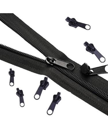 6-Piece Zipper Replacement & Repair Set | Removable Metal Zipper Pulls for Wallets Clothes Jeans Suitcases & Luggage - Shop Internationally! - Buy Online on SooperMarket.com