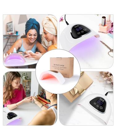 Buy LKE 72W UV LED Nail Lamp - 3 Timer Settings & LCD Display for Perfect Nails | Fast Shipping Worldwide - Buy Online on SooperMarket.com