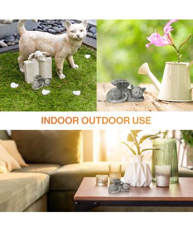 CestMall Dog Angel Pet Memorial Statue - Resin Sleeping Cat Memorial Ornament for Home Garden - 5.1x3x3.1in - Buy Online on SooperMarket.com
