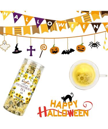 Goofoo Gongju Chrysanthemum Tea - 1 oz Loose Leaf Chinese Herbal Flower Tea for Halloween - Buy Online on SooperMarket.com