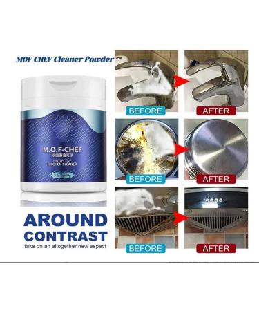 Mof Chef Cleaner Powder-Heavy Oil Stain Powder Cleaner All Purpose Stain Remo 500g - Buy Online on SooperMarket.com