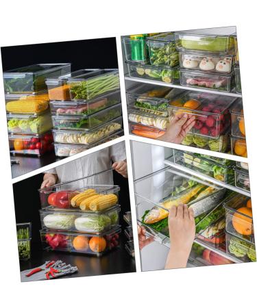 Alipis 1pc Box Refrigerator Storage Box Fridge Drawer Organizer Vegetable Storage Organizer Crisper Thicken - Buy Online on SooperMarket.com