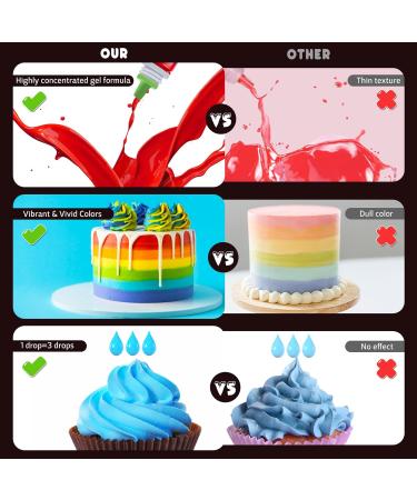 Buy Brown Food Color Gel - 100ml Sugar-Free Concentrated Color for Baking Cakes Cookies Macarons and DIY Slime - International Shipping Available - Buy Online on SooperMarket.com