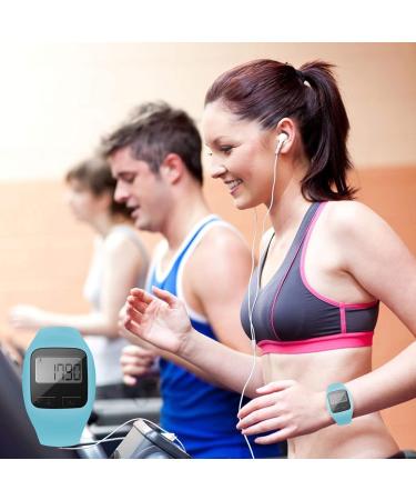 BATAUU Fitness Tracker 3D Digital Watch Pedometer | Step Counter, Distance Tracker, Calorie Counter | Walking & Running | Easy-to-Use | Blue - Buy Online on SooperMarket.com