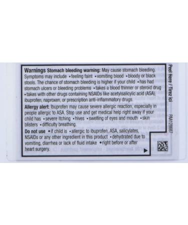 Junior Strength Advil (20 Count Blue Raspberry Flavour) Ibuprofen Chewable Tablets Fever Relief Blue Raspberry 20 Count (Pack of 1) - Buy Online on SooperMarket.com