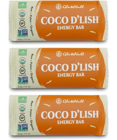 Glutenull Bakery Individually Wrapped Gluten-Free Breakfast Energy Bar Organic Certified Organic Raw Coco D'lish 12 Count - Buy Online on SooperMarket.com