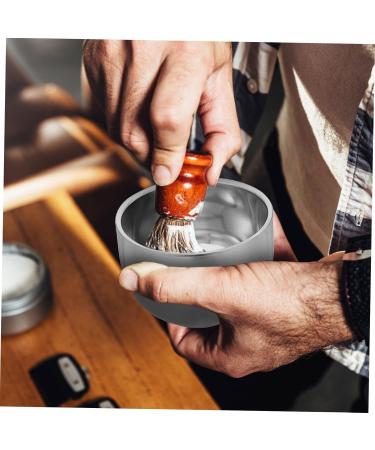 Professional Stahad Double-Walled Stainless Steel Shaving Foam Cup - Comfortable Shave for Men | Premium Shaving Soap & Razor Accessories - Buy Online on SooperMarket.com